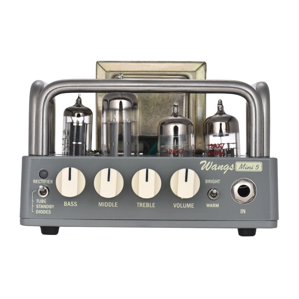 High Quality BIYANG Wangs Mini 5 Powerful 5 Watt All Tube Guitar Amplifier Amp Head with 12AX7 12BH7 6Z4 Tubes
High Quality BIYANG Wangs Mini 5 Powerful 5 Watt All Tube Guitar Amplifier Amp Head with 12AX7 12BH7 6Z4 Tubes