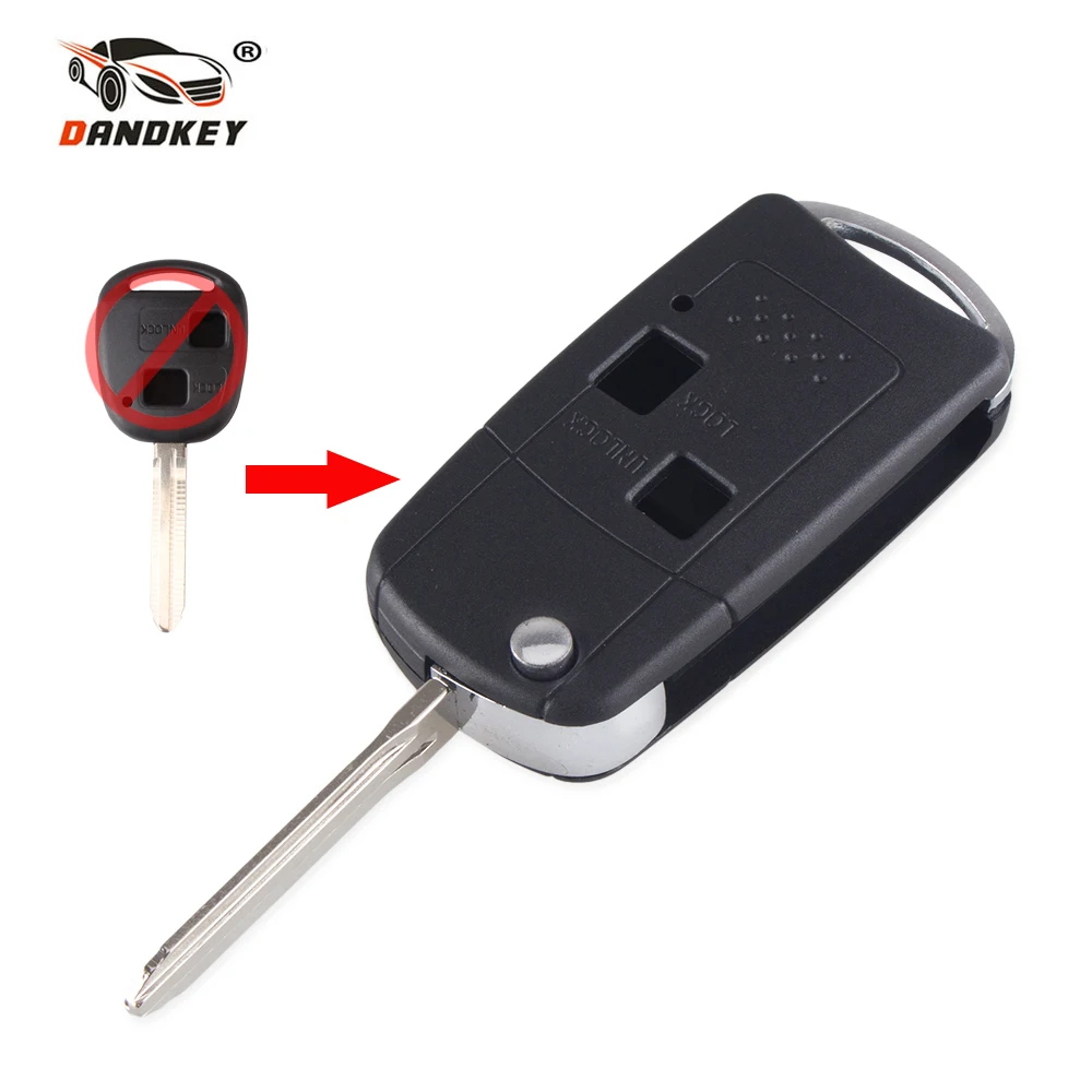 Dandkey Car Remote Modified Key Shell Fob 2 Buttons For Toyota Camry Avalon Corolla Car Replacement Enter Key Shell With Blade
Dandkey Car Remote Modified Key Shell Fob 2 Buttons For Toyota Camry Avalon Corolla Car Replacement Enter Key Shell With Blade