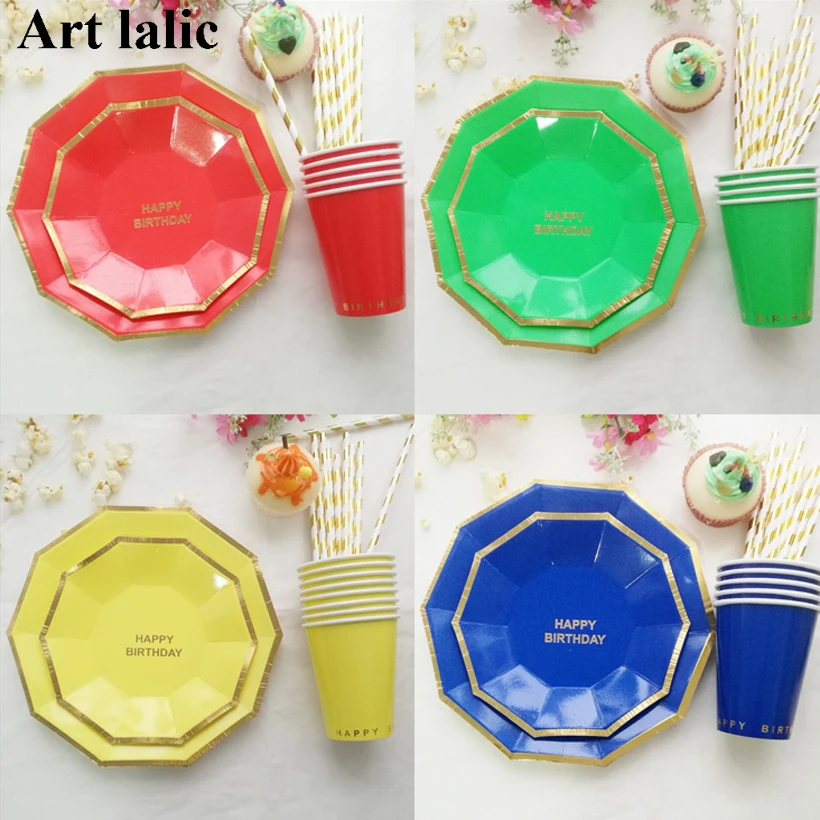 8pcs/set New arrival colorful birthday party paper plate 7 inch/9inch printing round gold foil plates party supplies CP072
8pcs/set New arrival colorful birthday party paper plate 7 inch/9inch printing round gold foil plates party supplies CP072
