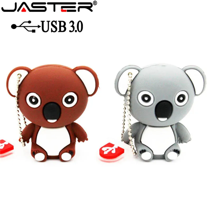 JASTER Hot sale high speed USB 3.0 flash drive 4GB 8GB 16GB 32GB 64GB Creative cartoon Koala USB Real capacity memory stick
JASTER Hot sale high speed USB 3.0 flash drive 4GB 8GB 16GB 32GB 64GB Creative cartoon Koala USB Real capacity memory stick
