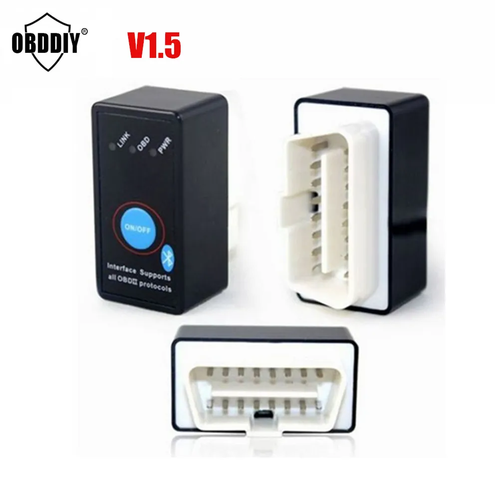 Super Bluetooth ELM327 V1.5 OBD2 OBD II CAN-BUS Diagnostic Car Scanner Tool + Switch Works on Android Symbian Windows
Super Bluetooth ELM327 V1.5 OBD2 OBD II CAN-BUS Diagnostic Car Scanner Tool + Switch Works on Android Symbian Windows