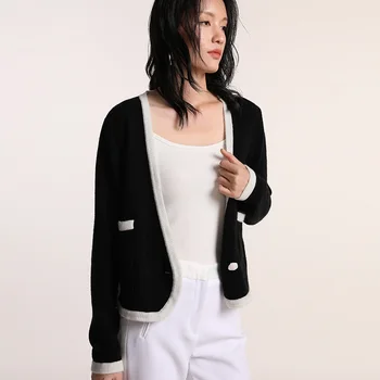 Autumn new boutique cashmere sweater quality fabric comfortable high-grade knit cardigan classic color sweater cardigan-Shipping
Autumn new boutique cashmere sweater quality fabric comfortable high-grade knit cardigan classic color sweater cardigan-Shipping