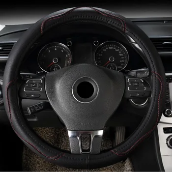 DONYUMMYJO Wear resistant Leather Universal Anti-Slip Car Steering-wheel Cover 38CM Car-styling Sport Auto Wheel Covers
DONYUMMYJO Wear resistant Leather Universal Anti-Slip Car Steering-wheel Cover 38CM Car-styling Sport Auto Wheel Covers