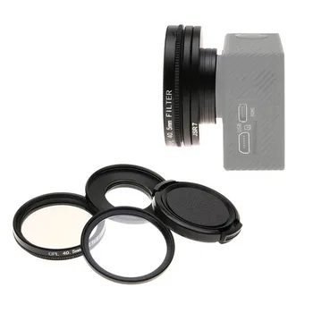 Camera Filter Protective Kits 40.5mm Adapter Lens UV CPL Cover Ring for SJ7 Star 
Camera Filter Protective Kits 40.5mm Adapter Lens UV CPL Cover Ring for SJ7 Star
