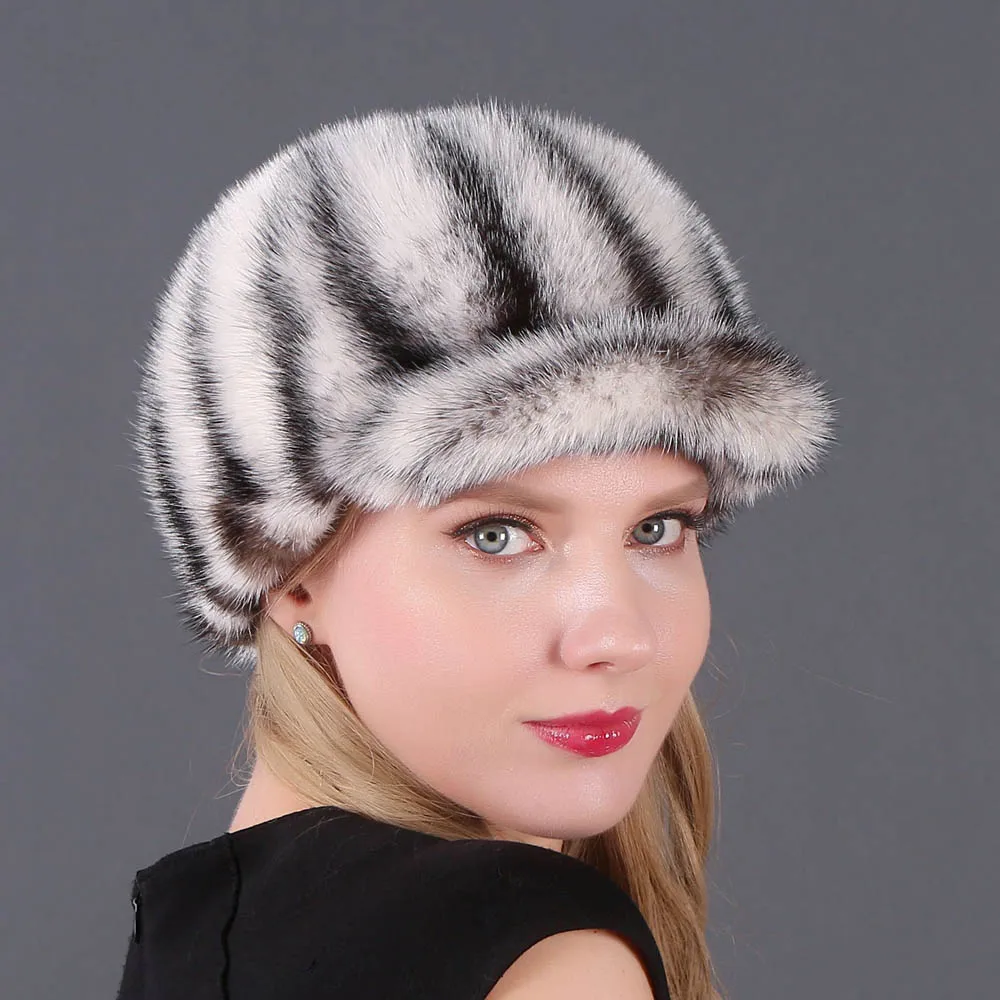 New Winter Women Hat Fur Beret Hats Fashion Mink Cashmere Fur Beanie Thicken Knitting Headwear Warm Cotton Cap Visor for Lady
New Winter Women Hat Fur Beret Hats Fashion Mink Cashmere Fur Beanie Thicken Knitting Headwear Warm Cotton Cap Visor for Lady