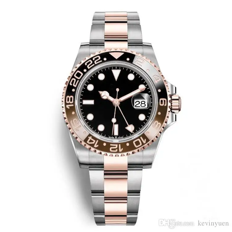 New Ceramic Bezel GMT II AAA Watches Luxury Brand Automatic Watch Silver Rose Gold Original Clasp Mens Women's Fashion Master
New Ceramic Bezel GMT II AAA Watches Luxury Brand Automatic Watch Silver Rose Gold Original Clasp Mens Women's Fashion Master