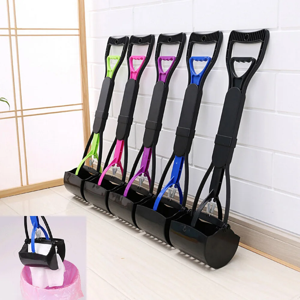 

Pet Pooper Scooper Long Handle Jaw Poop Scoop Clean Pick Up Dogs Cats Waste Dog Puppy Cat Waste Picker Cleaning Tools