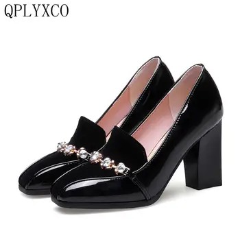 QPLYXCO 2017 New Super big small size 31-50 Patent Leather Pumps shoes Women fashion Classics party wedding dance shoes t712
QPLYXCO 2017 New Super big small size 31-50 Patent Leather Pumps shoes Women fashion Classics party wedding dance shoes t712