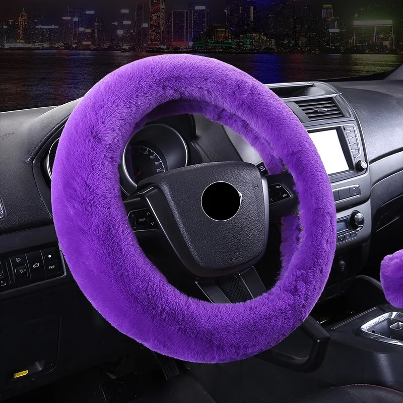 38cm Super Soft Plush Car Steering Wheel Cover Universal Warm Fur Auto Handlebar on the Steering-Wheel
38cm Super Soft Plush Car Steering Wheel Cover Universal Warm Fur Auto Handlebar on the Steering-Wheel