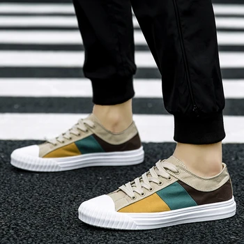 Rommedal New Canvas Skate Shoes Men's Summer Breathable Walking Shoes Casual Hard-Wearing Sneakers Flat Heels Colorful Footwear
Rommedal New Canvas Skate Shoes Men's Summer Breathable Walking Shoes Casual Hard-Wearing Sneakers Flat Heels Colorful Footwear
