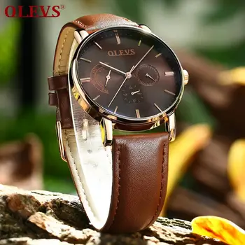 OLEVS Men's Automatic Mechanical Watch Rose Gold/Black/White Independent Multi-Purpose Dial Date/Week Function Fashion casual
OLEVS Men's Automatic Mechanical Watch Rose Gold/Black/White Independent Multi-Purpose Dial Date/Week Function Fashion casual