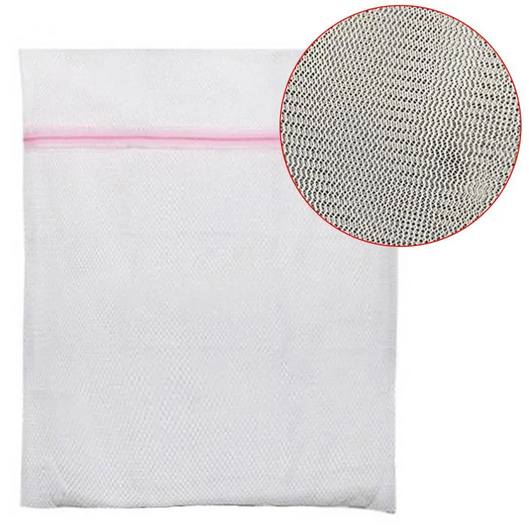 Reusable Laundry Mesh Clothes Underware Washing Protect Laundry Bag Make your washing organized. White Pink
Reusable Laundry Mesh Clothes Underware Washing Protect Laundry Bag Make your washing organized. White Pink