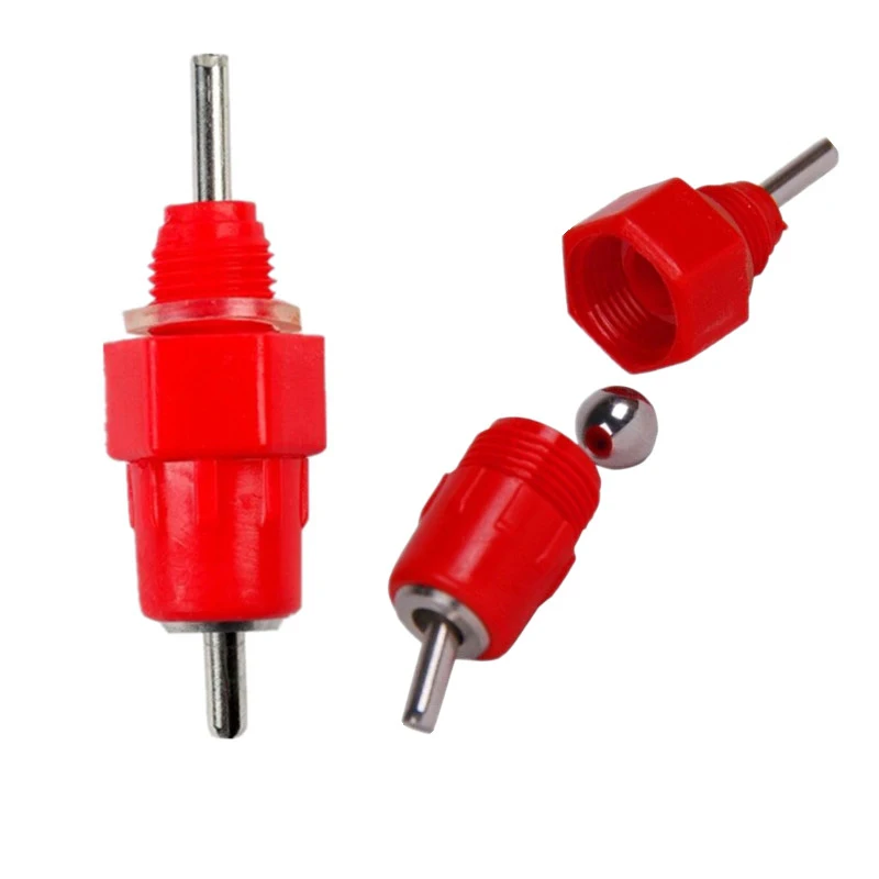 5pcs / lot Chicken Bird Feeder Nipple Drinker Feeder Water Cups Nipple Chicken Drinkers Waterer 360 Angle Poultry Supplies
5pcs / lot Chicken Bird Feeder Nipple Drinker Feeder Water Cups Nipple Chicken Drinkers Waterer 360 Angle Poultry Supplies