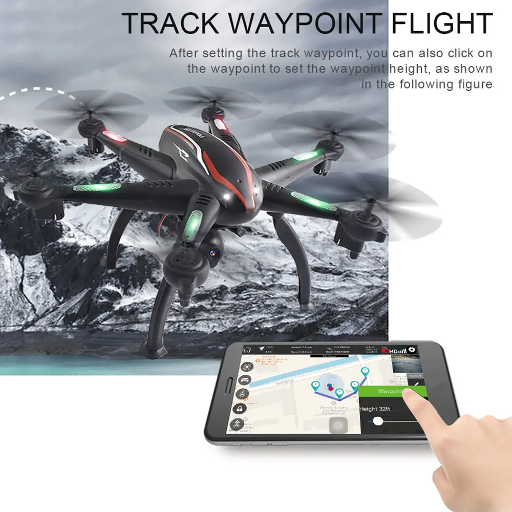Drone Gift 4CH 6-Axis 1080P Drone 4CH 6-Axis Gyro 1080P RC Drone 4CH 6-Axis Gyro 1080P Drone 2.4Ghz Dual GPS WIFI One Key Return
Drone Gift 4CH 6-Axis 1080P Drone 4CH 6-Axis Gyro 1080P RC Drone 4CH 6-Axis Gyro 1080P Drone 2.4Ghz Dual GPS WIFI One Key Return