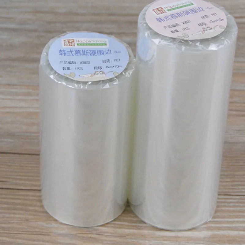10m Baking Cake Collar Roll Transparent Mousse Surrounding Edge Wrap Accessories