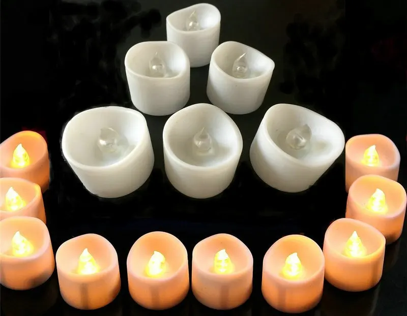 240PCS/LOT Battery operated LED Candles tealight Flameless wavy Tea Light lamp W/Timer Wedding Christmas Church Home Decor-AMBER
240PCS/LOT Battery operated LED Candles tealight Flameless wavy Tea Light lamp W/Timer Wedding Christmas Church Home Decor-AMBER