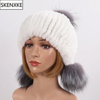New Fashion Women Real Rex Rabbit Fur Hat Lady Winter Knitting 100% Natural Warm Soft Real Rex Rabbit Fur Cap Silver Fox Fur Hat
New Fashion Women Real Rex Rabbit Fur Hat Lady Winter Knitting 100% Natural Warm Soft Real Rex Rabbit Fur Cap Silver Fox Fur Hat