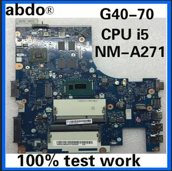 Abdo ACLU1/ACLU2 NM-A271 motherboard for Lenovo G40-70 notebook motherboard CPU i5 4210U R5 M230 2G DDR3 100% test work
Abdo ACLU1/ACLU2 NM-A271 motherboard for Lenovo G40-70 notebook motherboard CPU i5 4210U R5 M230 2G DDR3 100% test work
