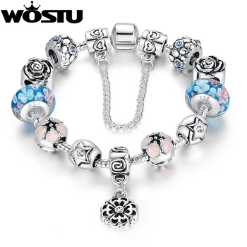 2020 High Quality DIY Charms Beads fit bracelet Silver color Handmade Flower Beads Fashion Bracelets for Women XCH1833
2020 High Quality DIY Charms Beads fit bracelet Silver color Handmade Flower Beads Fashion Bracelets for Women XCH1833