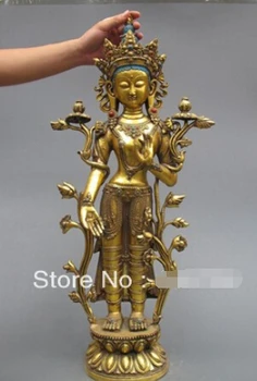 Fast shipping 29"Tibet Buddhism Bronze gild Gilt Lotus GuanYin Bodhisattva Buddha statue
Fast shipping 29"Tibet Buddhism Bronze gild Gilt Lotus GuanYin Bodhisattva Buddha statue