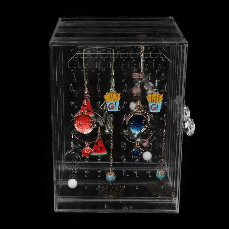 Transparent Acrylic Earring Stand Shelf High Quality Jewelry Storage Box Display Ear Stud Jewellery Stand Storage Case
Transparent Acrylic Earring Stand Shelf High Quality Jewelry Storage Box Display Ear Stud Jewellery Stand Storage Case