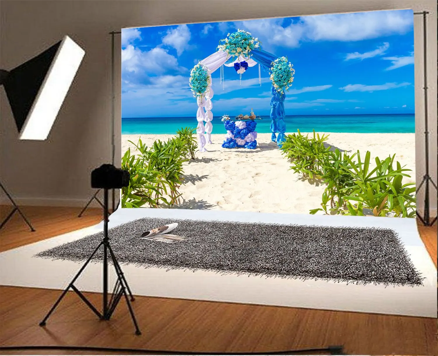 Photography Backdrop Seaside Sand Beach Blue Sky Inflorescence Backdrops Party Personal Portrait Studio
Photography Backdrop Seaside Sand Beach Blue Sky Inflorescence Backdrops Party Personal Portrait Studio