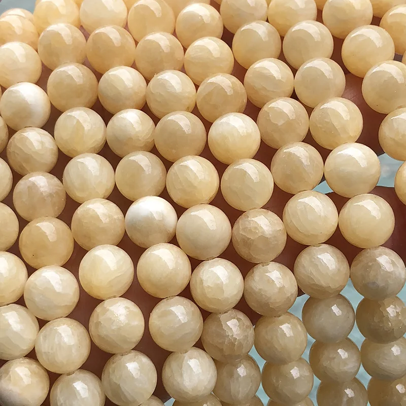 Yellow Jade Genuine Gream Jade Gemstone ONYX GOLD Natural Stone Bead for Power Therapy Energy Bracelet Jewelry Making DIY Gift
Yellow Jade Genuine Gream Jade Gemstone ONYX GOLD Natural Stone Bead for Power Therapy Energy Bracelet Jewelry Making DIY Gift