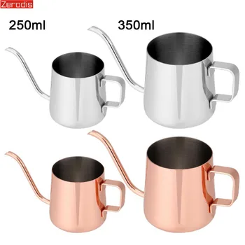 250ml/350ml Drip Kettle Stainless Steel Teapot Drip Coffee Pot Long Spout Kettle Cup for Home Kitchen Tea Tool Silver Rose Red
250ml/350ml Drip Kettle Stainless Steel Teapot Drip Coffee Pot Long Spout Kettle Cup for Home Kitchen Tea Tool Silver Rose Red