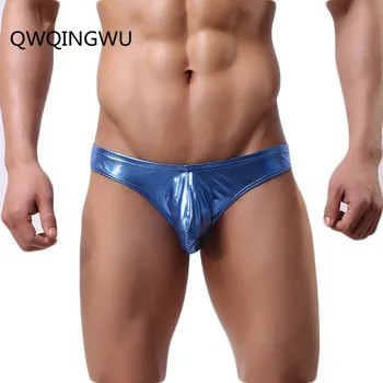 Brand Briefs Sexy Men Underwear Stretch Slim Imitation Leather Pants Gold Silver Pouch Briefs Underwear Shorts Men Gay Underwear
Brand Briefs Sexy Men Underwear Stretch Slim Imitation Leather Pants Gold Silver Pouch Briefs Underwear Shorts Men Gay Underwear