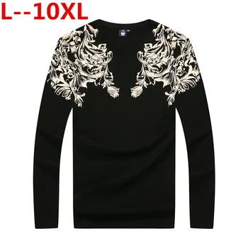 Plus size 10XL 8XL 6XL new basic long sleeve men t shirt brand clothing classic casual printed tees cotton stretch t-shirt male
Plus size 10XL 8XL 6XL new basic long sleeve men t shirt brand clothing classic casual printed tees cotton stretch t-shirt male