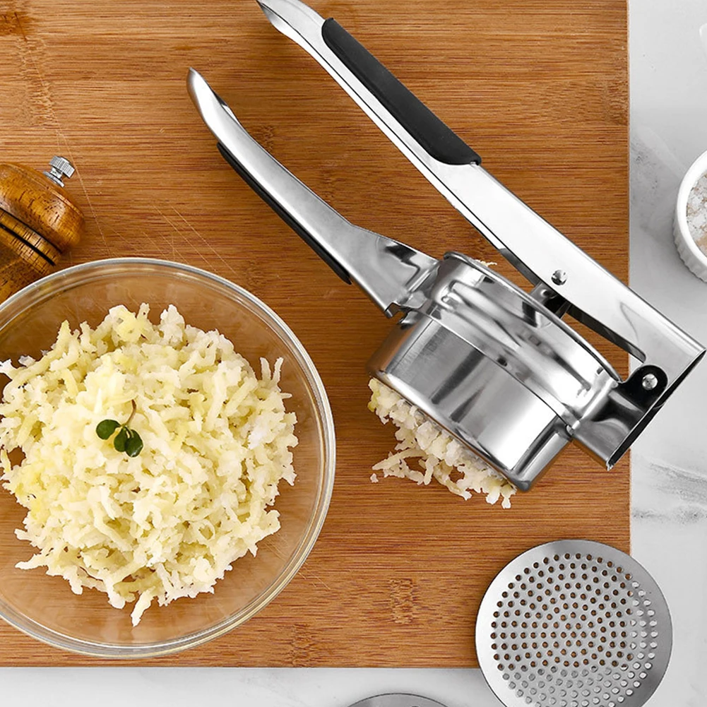Mud Detachable Multifunctional Handle Press Tool Mesh Hollow Non-Slip Potatoes Masher Cooking Mashing Food Stainless Steel
Mud Detachable Multifunctional Handle Press Tool Mesh Hollow Non-Slip Potatoes Masher Cooking Mashing Food Stainless Steel