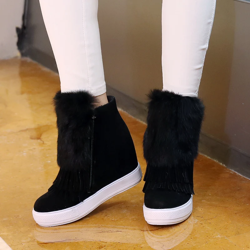 S.Romance Snow Boots 2018 Size 34-43 Women Ankle Boots Zip Round Toe Lady Pumps Shoes Woman Winter Boots Black White Gray SB016
S.Romance Snow Boots 2018 Size 34-43 Women Ankle Boots Zip Round Toe Lady Pumps Shoes Woman Winter Boots Black White Gray SB016