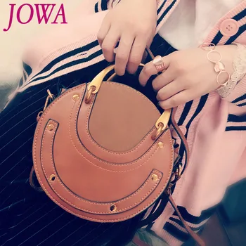 2019 New Design Women Fashion Handbags Casual Small Circle Bag All-Match Shoulder Clutch Girl's Rivet Cross-Body Package 2 Color
2019 New Design Women Fashion Handbags Casual Small Circle Bag All-Match Shoulder Clutch Girl's Rivet Cross-Body Package 2 Color