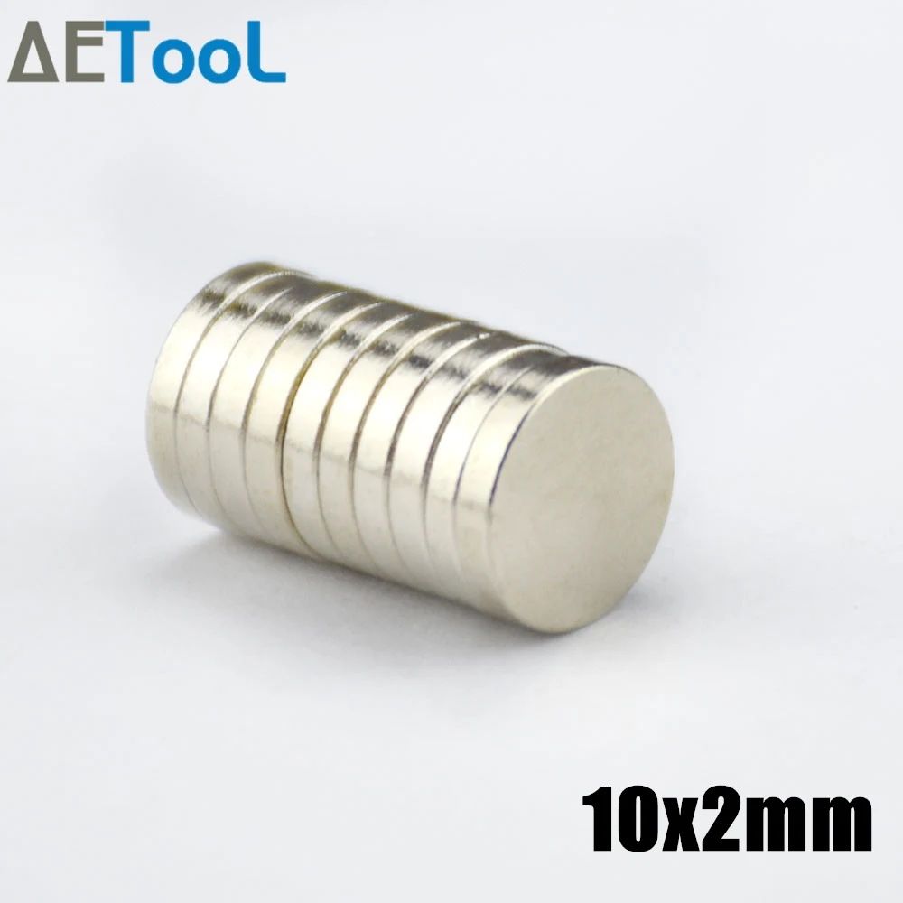 AETool 10/20/30pcs 10x2mm Magnet Super Powerful Strong Bulk Round NdFeB Neodymium Magnets Dia 10mm x 2mm N38 Rare Earth Magneet
AETool 10/20/30pcs 10x2mm Magnet Super Powerful Strong Bulk Round NdFeB Neodymium Magnets Dia 10mm x 2mm N38 Rare Earth Magneet