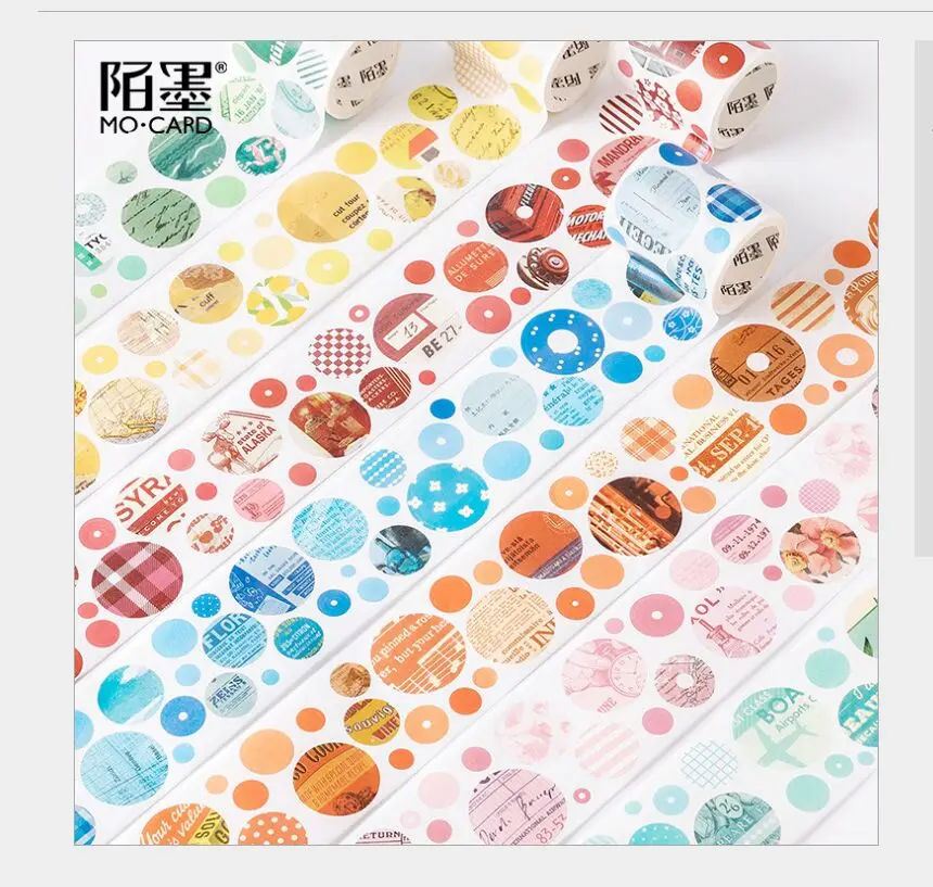 50mm wide original die-cutting series INS creative dots circle washi tape DIY planner journal scrapbooking masking tape
50mm wide original die-cutting series INS creative dots circle washi tape DIY planner journal scrapbooking masking tape