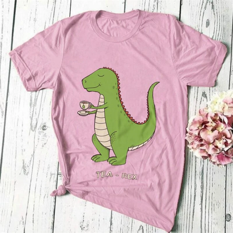 100%cotton t shirts harajuku Tops tee shirt femme cute Funny Drink coffee dinosaur print T-Shirt women summer Casual top Tshirt
100%cotton t shirts harajuku Tops tee shirt femme cute Funny Drink coffee dinosaur print T-Shirt women summer Casual top Tshirt