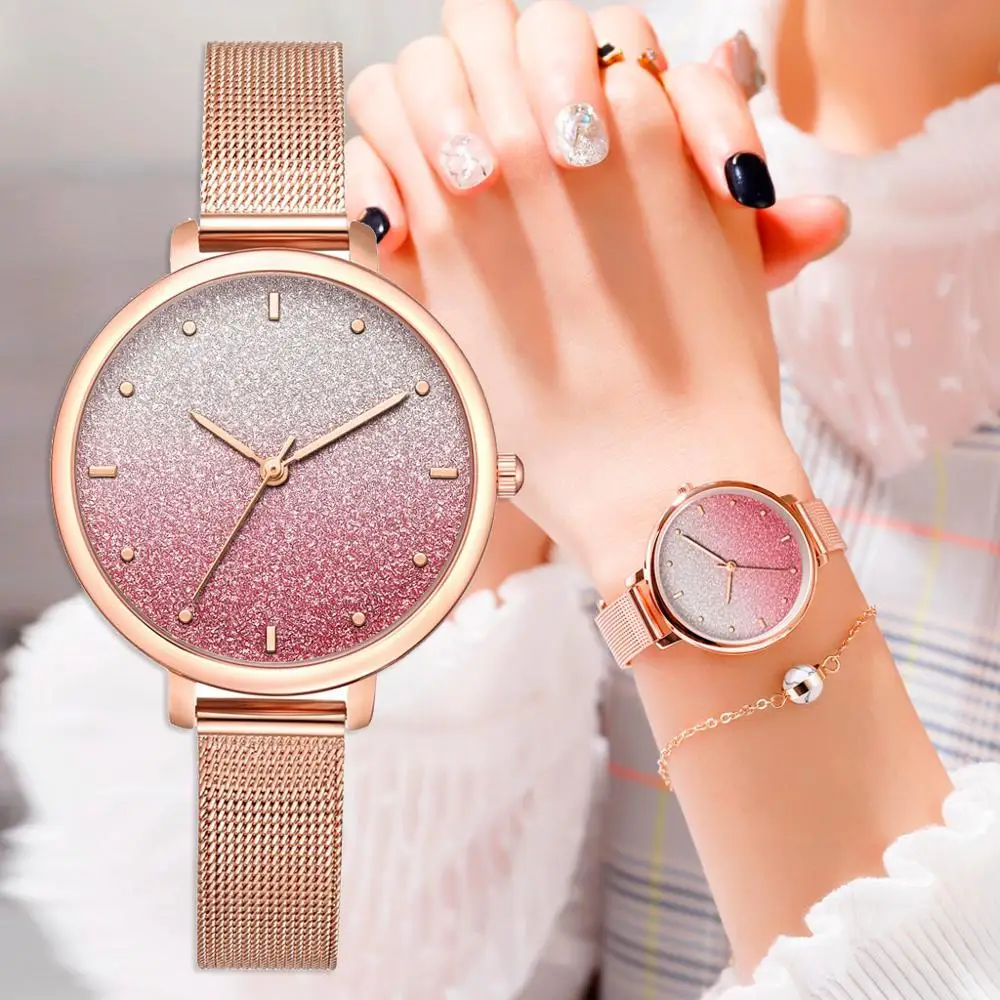 Women Brand Luxury Metal Belt Watches For Women Rose Pink Starry Wristwatches Casual Ladies Bracelet Quartz Clock Dropshipping
Women Brand Luxury Metal Belt Watches For Women Rose Pink Starry Wristwatches Casual Ladies Bracelet Quartz Clock Dropshipping