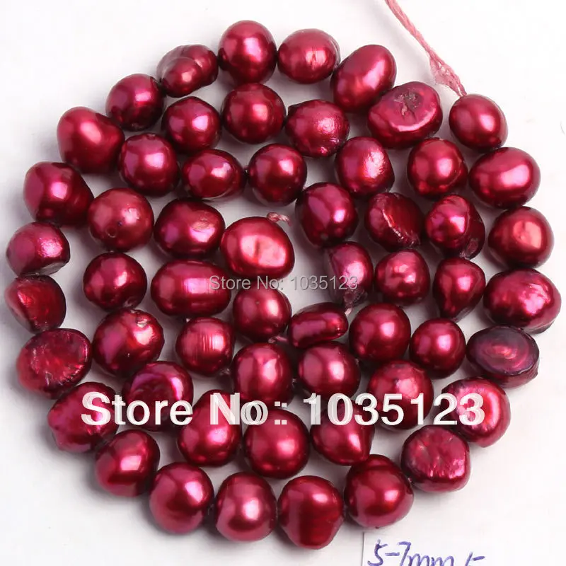Free Shipping 5-7mm Pretty Deep Red Natural Freshwater Pearl Freeform Shape Loose Beads Strand 14" Jewelry Making W181
Free Shipping 5-7mm Pretty Deep Red Natural Freshwater Pearl Freeform Shape Loose Beads Strand 14" Jewelry Making W181