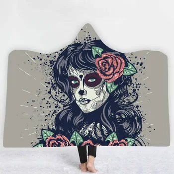 Fanaijia sugar skull blanket 3D Printed Plush Hooded Blanket for Beds Warm Wearable Soft Fleece Throw Blankets
Fanaijia sugar skull blanket 3D Printed Plush Hooded Blanket for Beds Warm Wearable Soft Fleece Throw Blankets