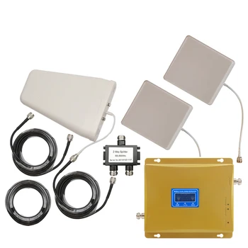 GSM 900mhz DCS 1800mhz B3 Dual Band Moblie Signal Repeater 65dB Gain 4G LTE 1800 Booster Two Indoor Antenna Amplifier
GSM 900mhz DCS 1800mhz B3 Dual Band Moblie Signal Repeater 65dB Gain 4G LTE 1800 Booster Two Indoor Antenna Amplifier