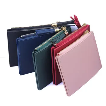 Cute Wallet Women Purses Tassel Fashion Short Zip Coin Purse Card Holder Wallets Female High Quality PU Leather Clutch Money Bag
Cute Wallet Women Purses Tassel Fashion Short Zip Coin Purse Card Holder Wallets Female High Quality PU Leather Clutch Money Bag