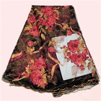 Gorgeous flower embroidery French tulle net lace fabric with beads and rhinestones for wedding/party dress QN100(5yards/lot)
Gorgeous flower embroidery French tulle net lace fabric with beads and rhinestones for wedding/party dress QN100(5yards/lot)