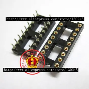 100pcs/lot 18P IC DIP18 socket hole round pin dip IC socket 18 foot hole seat In Stock 
100pcs/lot 18P IC DIP18 socket hole round pin dip IC socket 18 foot hole seat In Stock