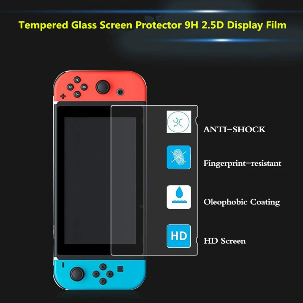 BAAQII Premium Anti-shock Tempered Glass Screen Protector 9H 2.5D Display Film for Nintend Switch GA0114
BAAQII Premium Anti-shock Tempered Glass Screen Protector 9H 2.5D Display Film for Nintend Switch GA0114