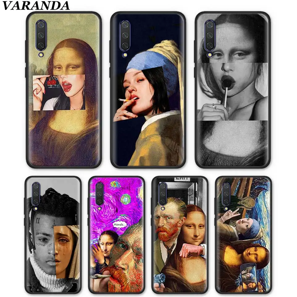 Van gogh Starry Mona Lisa Soft Silicone Case for Xiaomi Mi 9T CC9 CC9E A1 A2 Lite 5X 6X Poco F1 Black TPU Cases Coque 
Van gogh Starry Mona Lisa Soft Silicone Case for Xiaomi Mi 9T CC9 CC9E A1 A2 Lite 5X 6X Poco F1 Black TPU Cases Coque