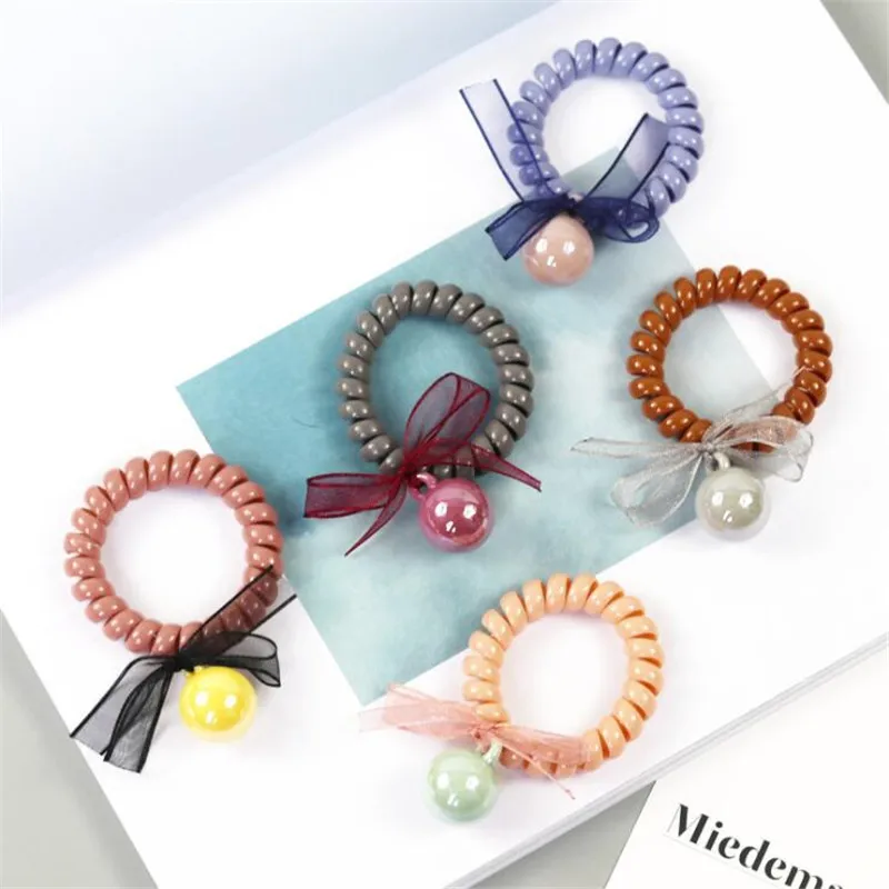 Cute Candy Ball Telephone Line Hair Ring Women Girls Elastic Hair Rubber Bands Accessories For Children Tie Hair Rope Scrunchie
Cute Candy Ball Telephone Line Hair Ring Women Girls Elastic Hair Rubber Bands Accessories For Children Tie Hair Rope Scrunchie