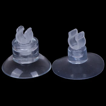 

10pcs Aquarium Sucker Suction Cup For 4mm Air Line Pipe Tube Wire Holder Used Sucker For Glass Surface Fish Supples Hot Sale