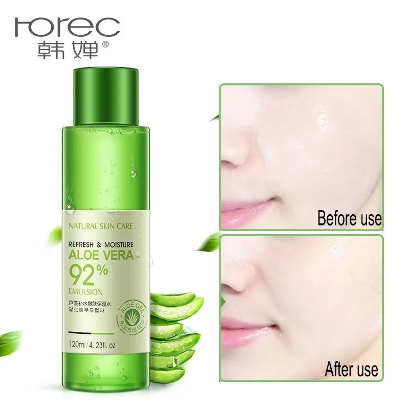 HOREC Natural Aloe Extract Face Toner Water Liquid Moisturizing Essence Whitening Anti Aging Repair Nourishing Relieve 120 ml
HOREC Natural Aloe Extract Face Toner Water Liquid Moisturizing Essence Whitening Anti Aging Repair Nourishing Relieve 120 ml