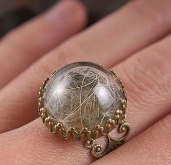 10pcs 20mm half round glass vial pendant Dandelion seed filigree handmade ring adjustable antique brass rings (finished rings)
10pcs 20mm half round glass vial pendant Dandelion seed filigree handmade ring adjustable antique brass rings (finished rings)