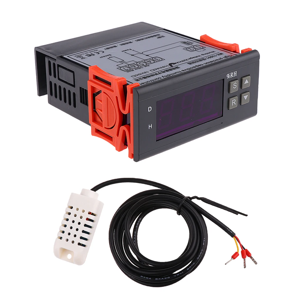 AC 220V Air Humidity Control Sensor Controller Hygrostat Range 1%~99% RH